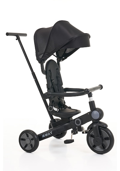 Flow 9in1 Smart Trike Çift Yönlü, Yatabilir, Katlanabilir, Denge Bisikleti Özellikli Bebek Ve Çocuk Bisikleti Siyah