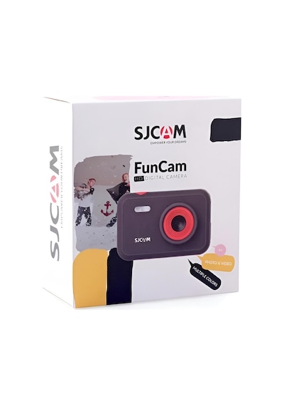 Sjcam Funcam Çocuklar İçin Fotoğraf Makinesi Ve Kamera Siyah Siyah