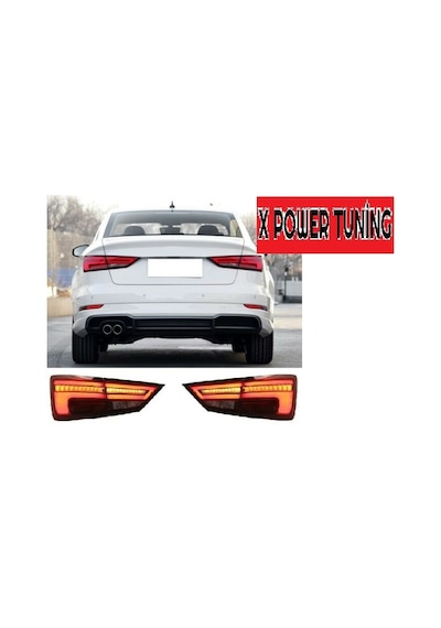 Audi A3 2012-2016 8V Sedan Ledli Arka Stop