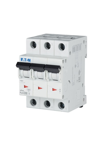 Eaton 286604 Minyatür Devre Kesici - 6ka - C Eğrisi - 3x32a