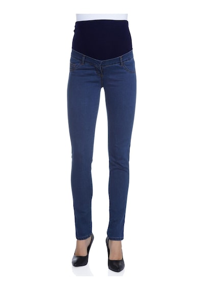 Luvmabelly Myra6005 Beli Ayarlanabilir Hamile Kot Pantolonu -lacivert-lacivert