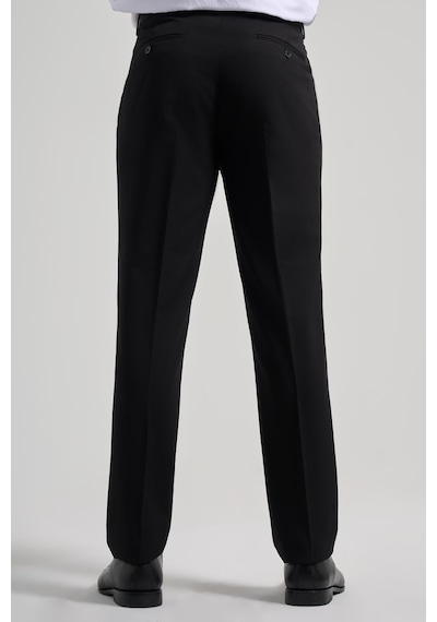 İmza Siyah Esnek Yandan Cepli Comfort Fit Classic Pantolon 1003250159 Siyah