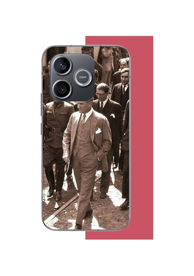 Honor 600 Uyumlu Atatürk Halkın Arasında Uv Baskılı Silikon Kılıf Renkli