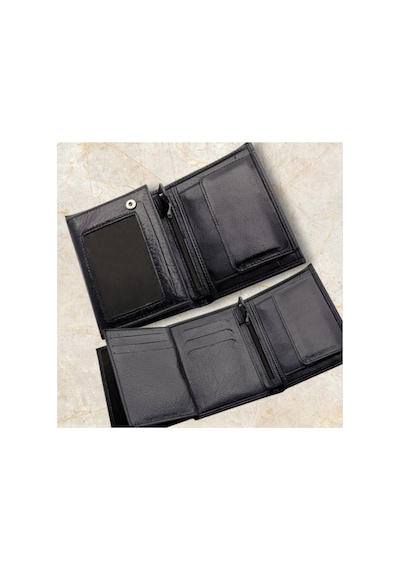 Organıcyou Guangzhou Dikey Pu Deri Erkek/kadın Kullanışlı Spor Cüzdan 11 Cm X 9 Cm X 2 Cm Siyah