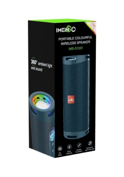 Gri Taşınabilir Ses Bombası Kablosuz Bluetooth Hoparlör Speaker Yüksek Ses
