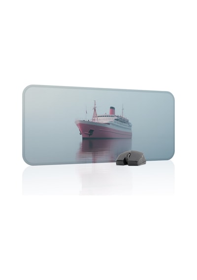 Gemi Ship Kaymaz Dikişli Kauçuk Oyuncu Mousepad V4 - 70x30 Xl Gaming Mouse Pad Fare Altlığı