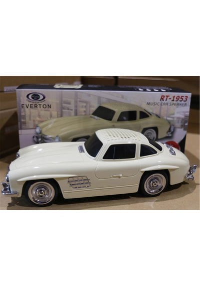 Everton Rt-1953 Bej Arabalı Bluetooth Fm-usb-tf-aux Şarjlı Nostaljik Radyo
