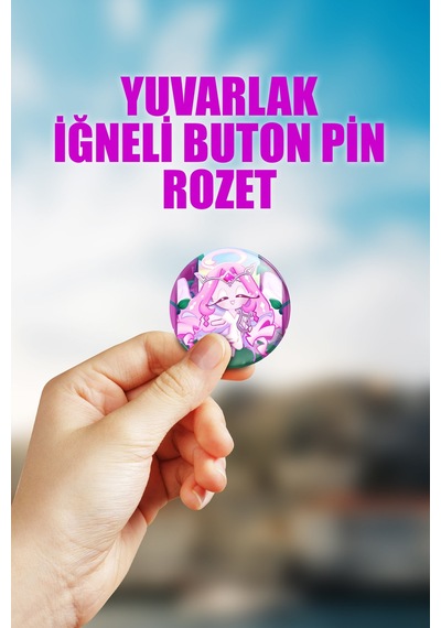 Cookie Eternal Sugar Cookie Çanta Süsü Rozet İğneli Buton Rozet Seti 1 Adet Tekli