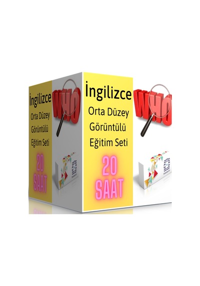 İngilizce Orta Düzey Görüntülü Eğitim Seti