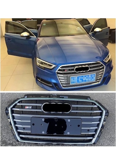 Audi A3 Uyumlu S3 Panjur 2016-2020 Arası Uyumlu Makyajlı Kasa