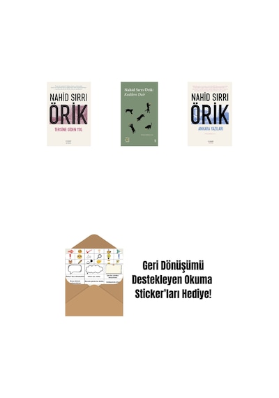 Tersine Giden Yol + Everest Açıkhava 29 - Kedilere Dair + Ankara Yazıları + Okuma Sticker'ları