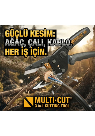 Multi Cutter Kalın Sert Malzeme Kesme Aleti Abanoz
