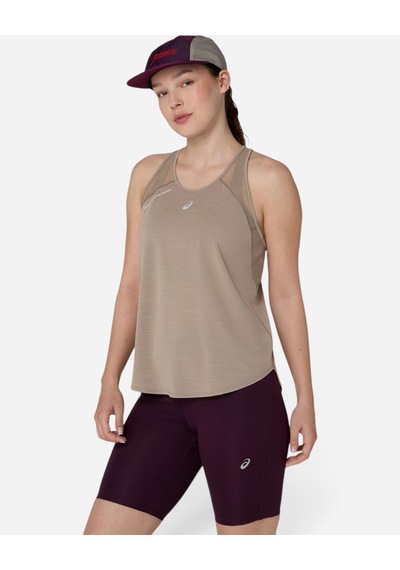 Asics Road Tank Kadın Greige Atlet 2012d370-101