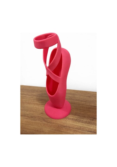 3d Pembe Bale Point Tasarım Masa Dekoru 20 Cm