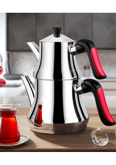 Naz Çaydanlık Kristal Kulp Miniboy Ts-l3031-s Siyah