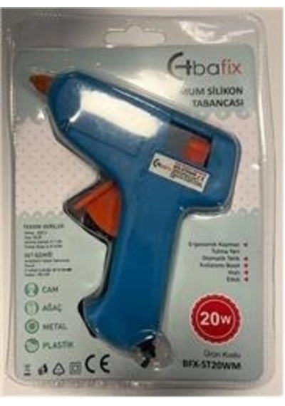 Bafix Mum Silikon Tabancası Mavi 20w Kdo