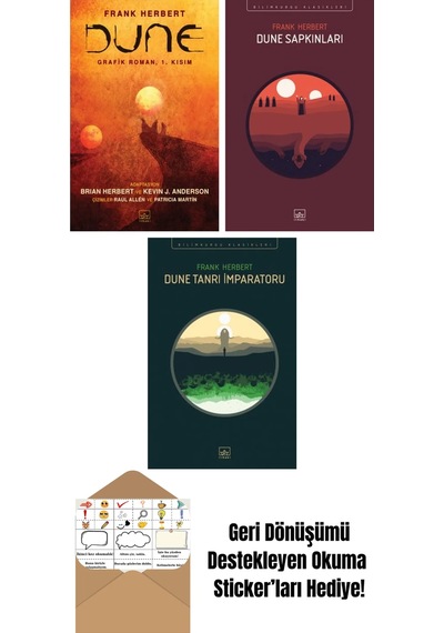 Dune Grafik Roman 1. Kısım + Dune Sapkınları + Dune Tanrı İmparatoru