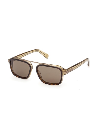 Zegna Ez0299 56n Erkek Güneş Gözlüğü Kahverengi