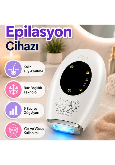 Lcd Ekranlı Ipl Epilasyon Cihazı Yüz Ve Vücut İçin Değiştirilebilir Başlıklı
