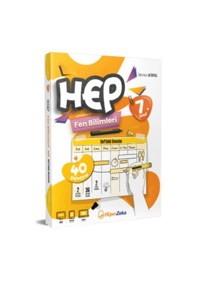 7. Sınıf Hep Fen Bilimleri Haftalık Deneme Föyleri