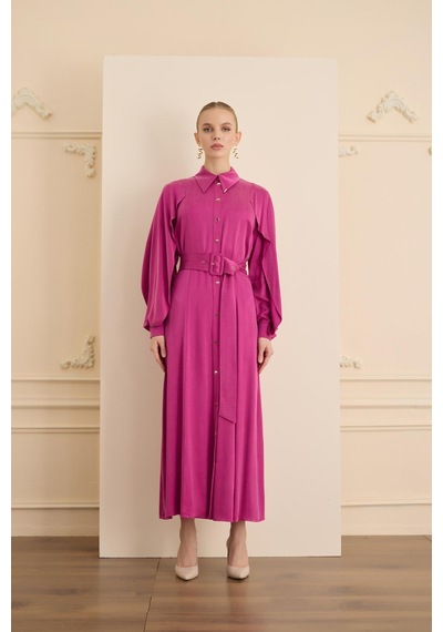 Senna Soleıl Dress Fuşya Fuşya
