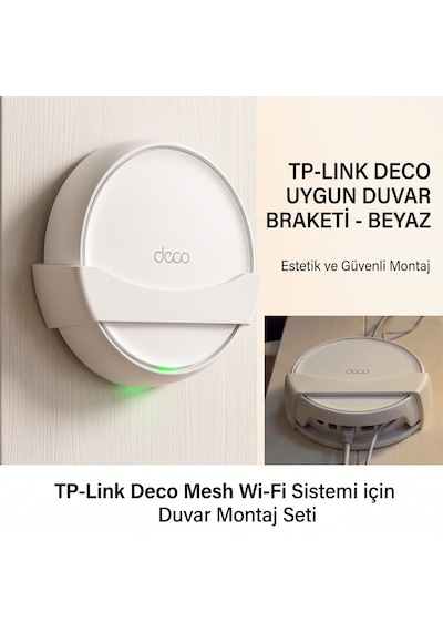 Deco Be25 Ve Be22 Wi-fi 7 Mesh Sistemi İçin Özel Üretim Duvar Montaj Aparatı