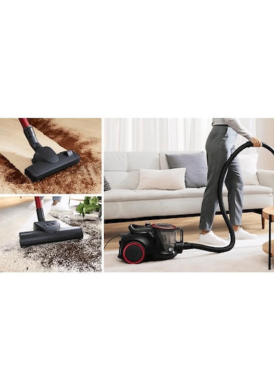 Bosch BGS41POW3 700 W Mini Turbo Başlıklı Toz Torbasız Elektrikli Süpürge