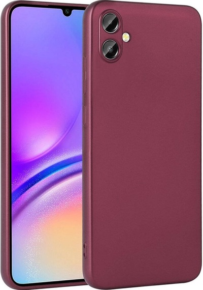 Galaxy A05 Kılıf Zore Premier Silikon Kapak Mürdüm