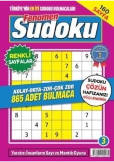 Fenomen Sudoku 3 -  Maxı Yayıncılık