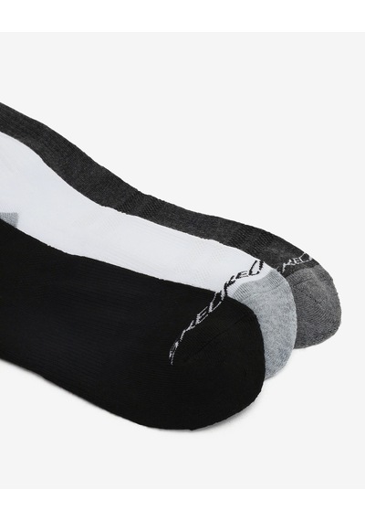 Skechers 6'lı Erkek Yarım Taban Destekli Crew Çorap Erkek Beyaz Çok Renkli Çorap S600139-110 Çok Renkli