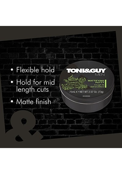 Unılever Toni & Guy Erkek Matlaştırıcı Hamur, 76,5 G Toni&guy İşlenebilir Mat Macun 75 Ml