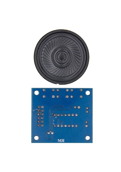 Isd1820-1 Ses Kayıt Ve Çalma Modülü Mikrofonlu + Mini Hoparlör