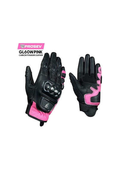 Prosev Gl60w Karbon Bayan Eldiven Siyah-pembe