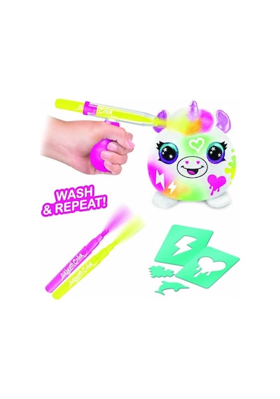 45521 Sun-cnl-hobi Set Aırbrush Plush Mystery Mını Plush Neon Serıes 2 - Izbp-892677 1 Adet