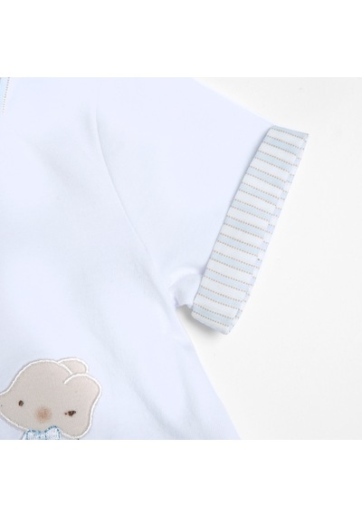 Chicco Takım / /t-shirt+pantalon 09073831000000 000038 Whıte & Blue Beyaz - Mavi