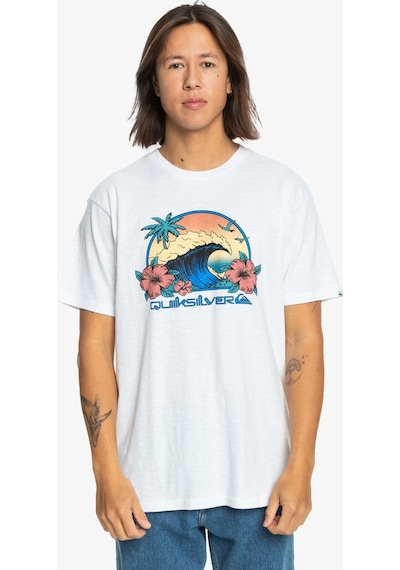 Quiksilver Riding Today Ss Erkek Beyaz T-shirt Eqyzt07676-10 Beyaz