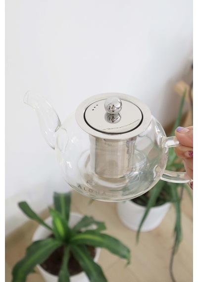 Aloha Cam Demlik Çay Ve Kahve 600ml