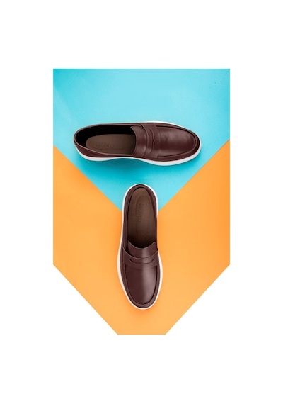 Trim Hakiki Deri Erkek Günlük Ayakkabı Loafer Ayakkabı, Hafif Ayakkabı, Yazlık Ayakkabı