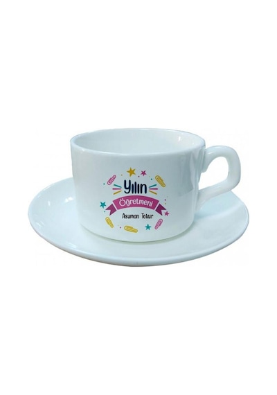 Kişiye Özel Öğretmenler Günü Baskılı Fincan Hk2337