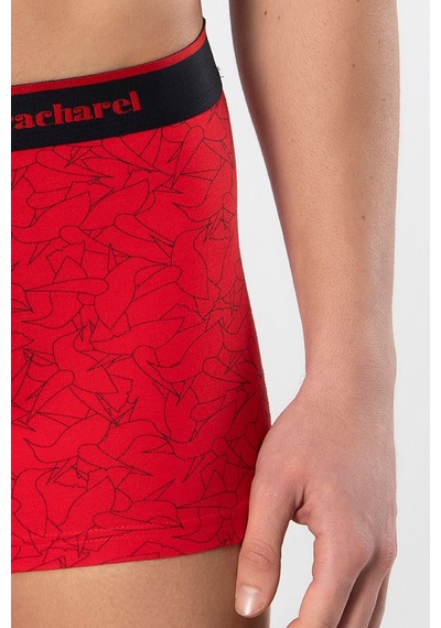 Cacharel Erkek Desenli Likralı Boxer 3'lü Paket 1339/lacivert 2 Lacivert