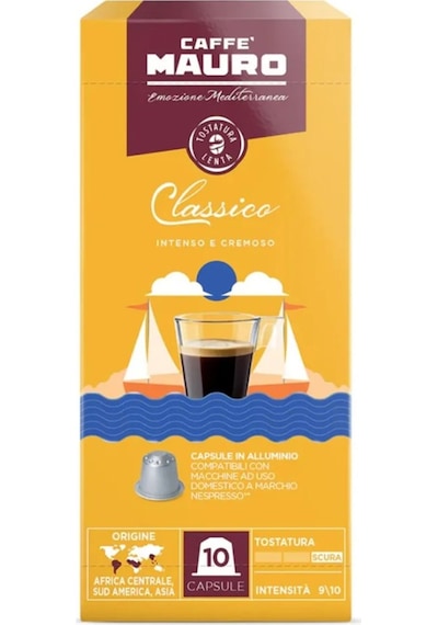 Caffe Mauro Classico Nespresso Kapsül Kahve 40 Kapsul Kapsül Kahve