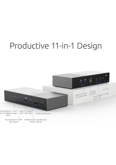 Kensington Sd5000t5 Eq Thunderbolt 4 Bağlantı İstasyonu Usb Çoklayıcı