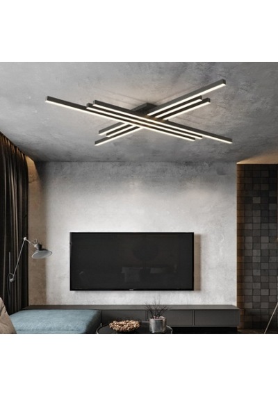 Antrasit Led Tavan Lambası 4000k Gün Işığı Modern Aydınlatma