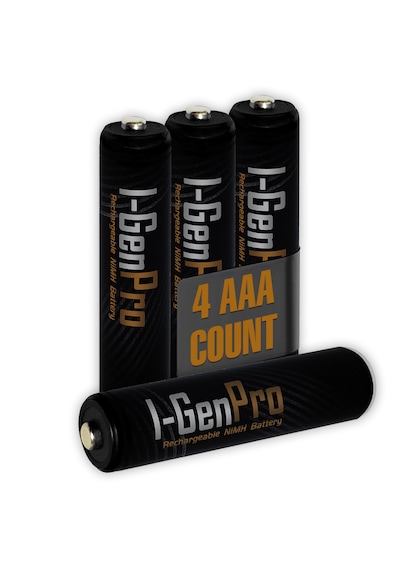 I-Gen Pro P162 4 Adet AAA 1100 mAh Şarj Edilebilir İnce Kalem Pil 1.2V Ni-MH Şarjlı Pil