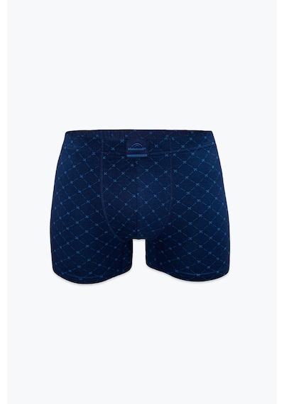 Malabadi Erkek 6'lı Lacivert Desenli Premium Collection Modal Boxer 6m251