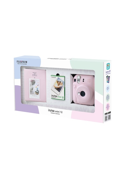 Fujifilm Instax Mini 12 Fotoğraf Makinesi + 10'lu Film + Pvc Albüm Bundle Box