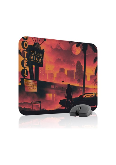 Hotline Miami Kaymaz Dikişli Kauçuk Oyuncu Mousepad V2 - 48x40 Xl Gaming Mouse Pad Fare Altlığı