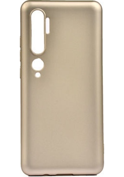 Xiaomi Mi Note 10 Kılıf Esnek Yapılı İnce Slim Silikon Kapak Ryc/premier Gold