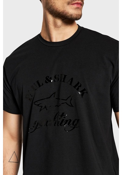 Paul & Shark Erkek T Shirt 22411075 011 Siyah