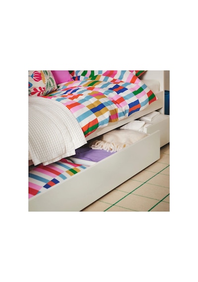 Ikea Rıdstıg Halı 133 X 195 Cm Bej - Yeşil
